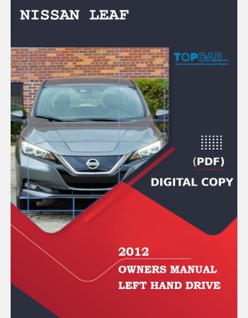 nissan leaf 2012 owners manual